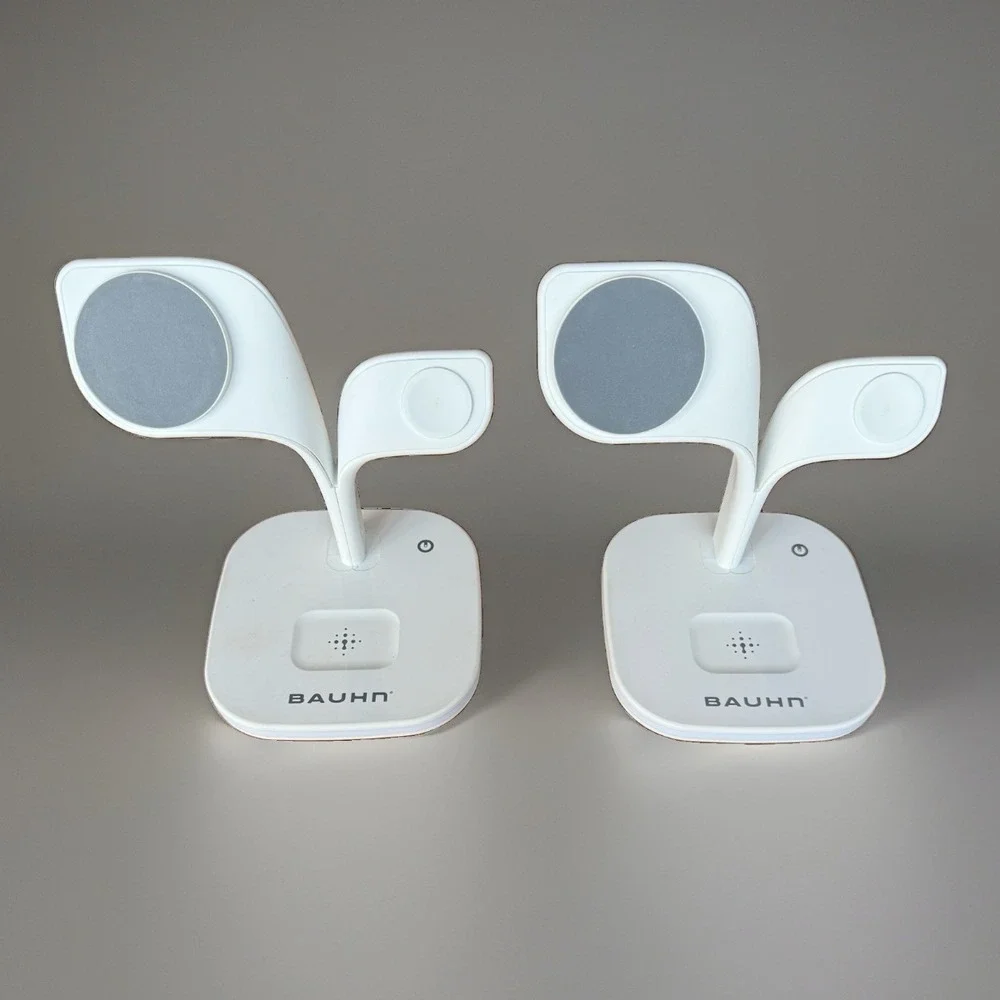 2 PACK‎ - 3 IN 1 WIRELESS CHARGING STATION YM-UD22 CHARGING CHARGER NIGHT LIGHT